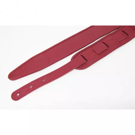 Leather Custom Ремень для гитары, кожаный, красный, Fidel, FL700001CU