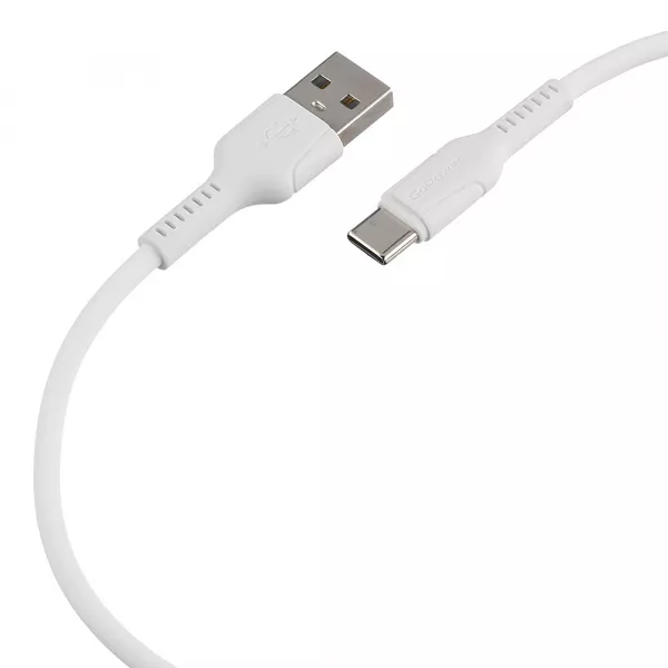 Кабель GP21T USB (m)-Type-C (m) 3.0A 27W силикон белый, GoPower, 00-00028372  рис.2 