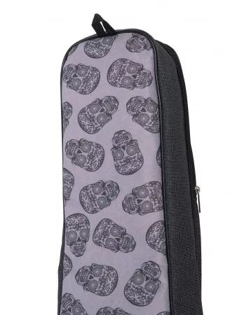 Чехол для классической  гитары, MEZZO, MZ-ChGC-3skull2/grey