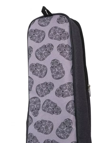 Чехол для классической  гитары, MEZZO, MZ-ChGC-3skull2/grey  рис.2 