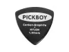 Triangle Carbon Nylon Медиаторы 50шт, толщина 1.0мм, Pickboy, GP-22T/100