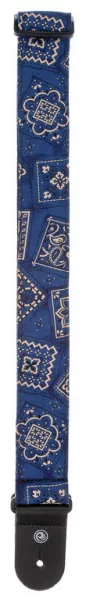 50G03 Тканный ремень для гитары, рисунок «Bandana Blue», Planet Waves