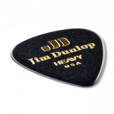 Genuine Celluloid Медиаторы, 12шт, толстые, черные, Dunlop, 483P03HV