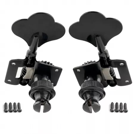 Колки для бас-гитары 2+2, черные, Musiclily, MX1359BK-2MX1360BK-2