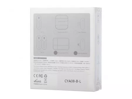 Микрофон беспроводной, Lightning, Simple Fly, CYA08-B-L