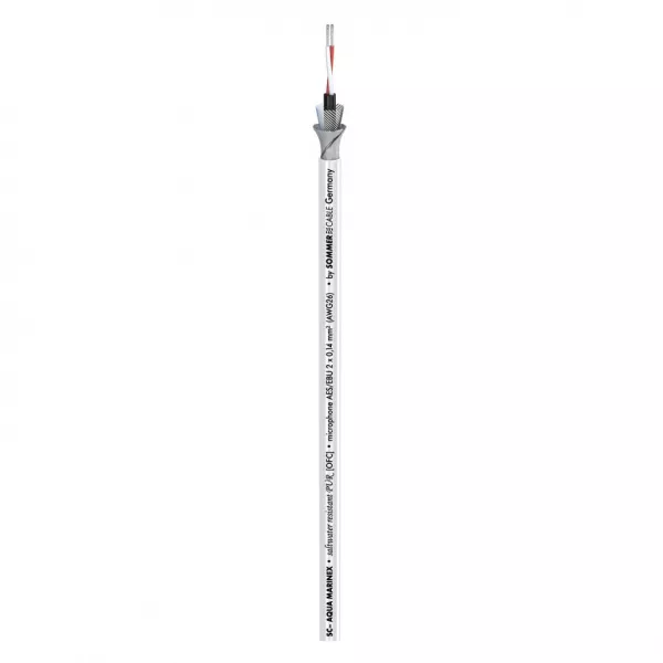 SC-Aqua Marinex Mikro 14 WHT Кабель микрофонный, 100м, Sommer Cable, 200-0140AQ  рис.2 