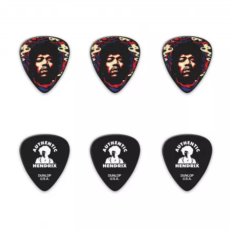 Hendrix Star Haze Медиаторы в коробочке, 6шт, Dunlop, JH-PT15H
