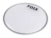 Пластик для малого и том барабана 10", прозрачный, Foix, FDH-25TR-10
