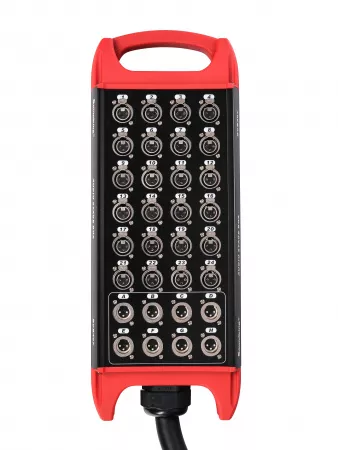 Сценическая коммутационная коробка 24хXLR входа + 8хXLR выходов, 30м, Soundking, BCB407-30m