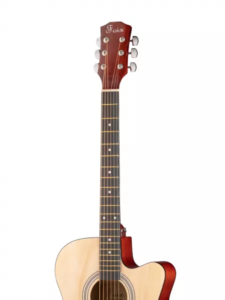 Акустическая гитара, с вырезом, цвет натуральный, Foix, FFG-4001C-NAT  рис.2 