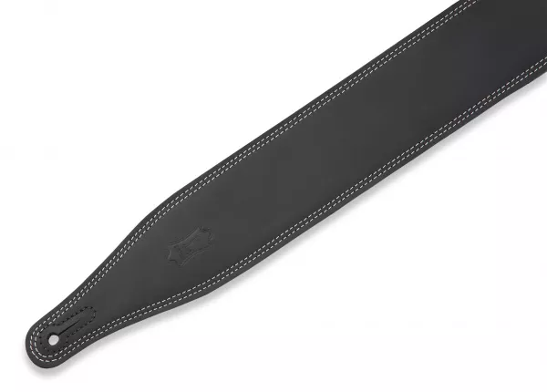 Deluxe Series Ремень для гитары, кожаный, черный, Levy's, M17BDS-BLK  рис.2 