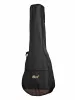 Acoustic Bass Series Электро-акустическая бас-гитара, с вырезом, черная, Cort, AB850F-BK-BAG