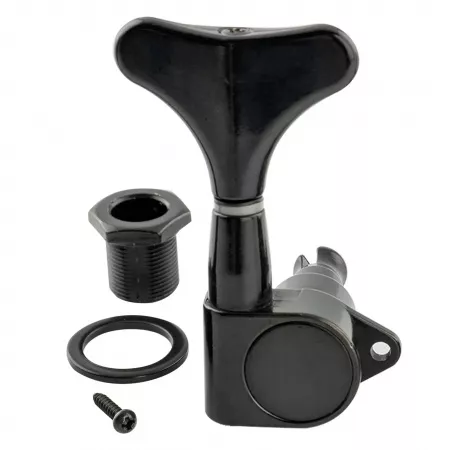Колки для бас-гитары 4п, черные, Musiclily, MX1358BK-4
