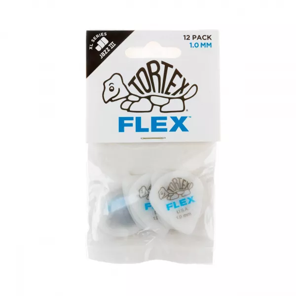 Tortex Flex Jazz III XL Медиаторы, 12шт, толщина 1.0мм, Dunlop, 466P1.0  рис.2 