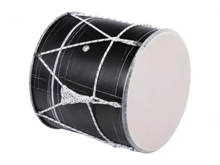Барабан кавказский 11", цвет черный мрамор, с чехлом, MEZZO, MZ-B11mbk