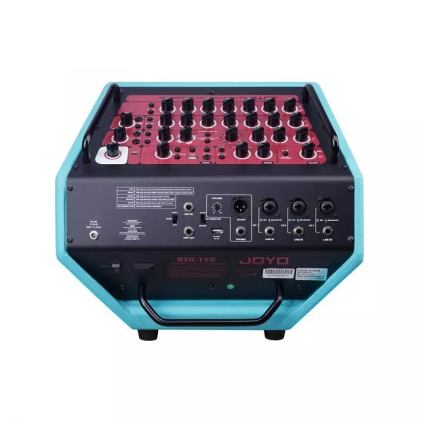 Комбоусилитель для акустической гитары, 150Вт, синий, Joyo, BSK-150-BLUE  рис.2 