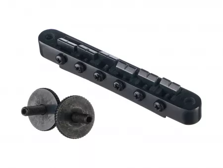 Бридж Tune-O-Matic, черный, Paxphil, BM011-BK
