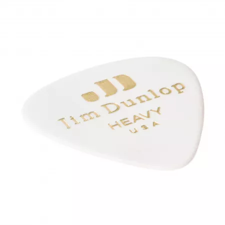 Genuine Celluloid Медиаторы, 12шт, толстые, белые, Dunlop, 483P01HV