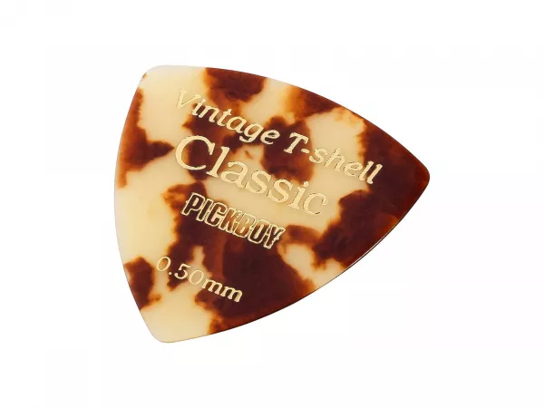 Celluloid Vintage Classic T-Shell Медиаторы 50шт, толщина 0.50мм, Pickboy, GP-54/05  рис.2 