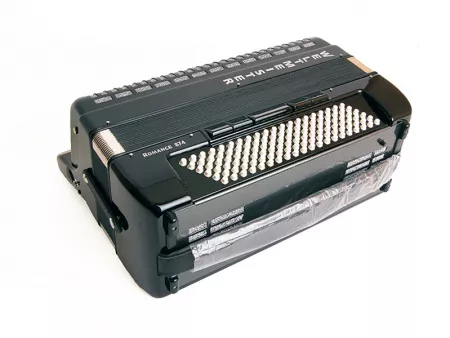 Romance874-IV-120/87-BK-I Romance 874 Аккордеон кнопочный 87/120/IV/11/5, черный, Weltmeister