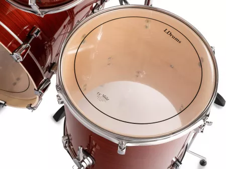 Барабанная установка, красная, LDrums, 5001012
