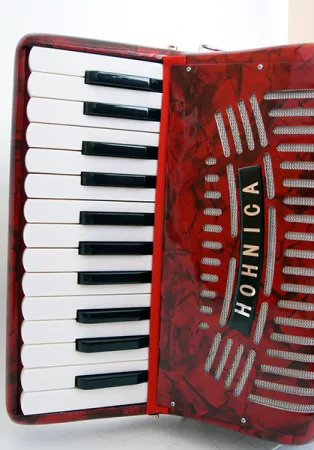 A1620 (1303) Hohnica 12 Аккордеон, красный, Hohner