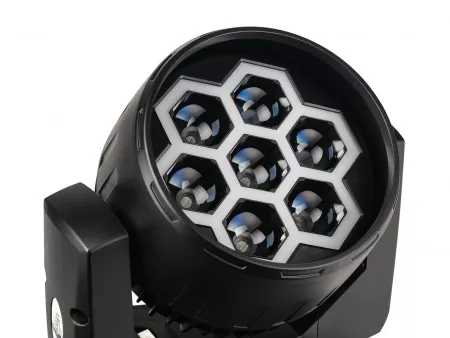 Вращающаяся голова Wash, RGBW, LED 7x40Вт, LFocus, BR-740PE