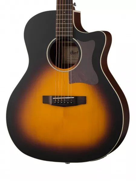 Grand Regal Series Электро-акустическая гитара, санберст, Cort, GA1E-OPSB  рис.2 