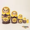 LHM10152 Матрешка "Полюшко" 5 кукольная, Хохлома
