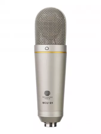 Микрофон конденсаторный USB, никель, картонная коробка, Октава, MCU-011