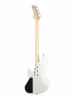 Elrick NJS Series Бас-гитара, белая, с чехлом, Cort, NJS4-WHT