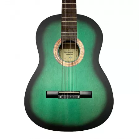 Гитара классическая, зеленая, Кунгурская Акустика, K-Green