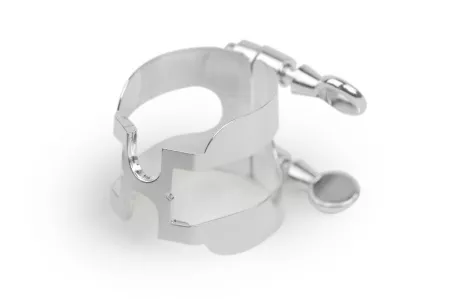HAS1S H-Ligature Лигатура с колпачком для саксофона альт, посеребренная, Rico