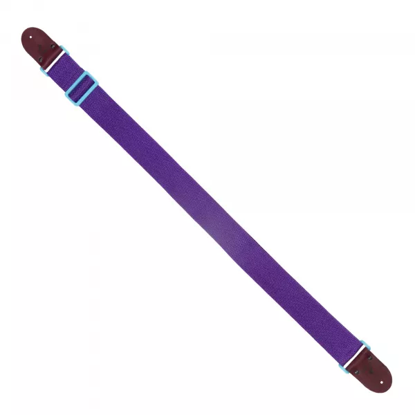 Ремень для акустической гитары, фиолетовый, ОКая, TP50-B4-F10-K2  рис.2 
