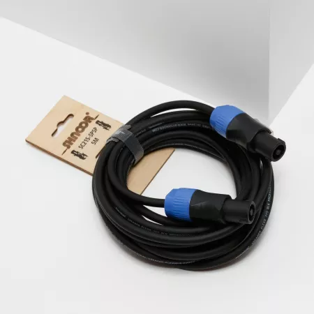 Кабель акустический гибкий, 2x1,5мм, Speakon, 1м, SHNOOR, SC215-SPSP-1m