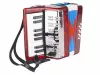 Аккордеон сувенирный, красный Aurus, UC104-RED