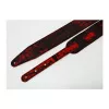 Leather 21 Ремень для гитары, кожаный, огонь, Fidel, FL60022L21L