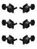 Колки для гитары 3+3, черные, Paxphil, J-22-3+3-BK