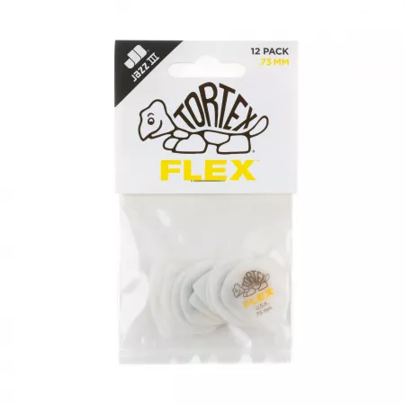 Tortex Flex Jazz III Медиаторы, 12шт, толщина 0.73мм, Dunlop, 468P.73