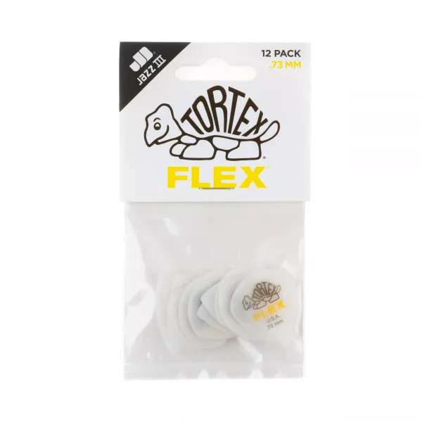Tortex Flex Jazz III Медиаторы, 12шт, толщина 0.73мм, Dunlop, 468P.73  рис.2 