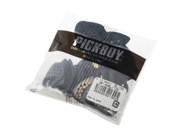 Celluloid Pos-A-Grip Медиаторы 50шт, толщина 1.20мм, Pickboy, GP-44BL/120  рис.2 