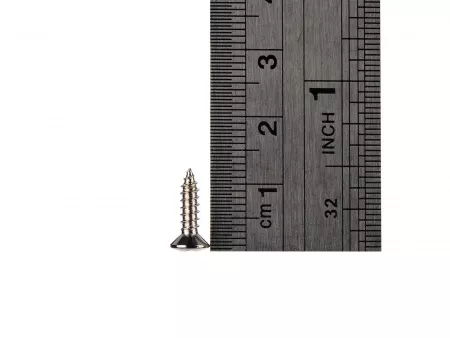 Саморез 3х12мм, хром, 20 шт. в упаковке, Paxphil, WO3012-CR