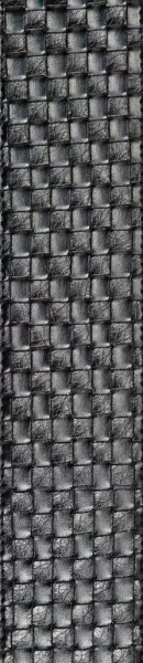 25LWV-02 Кожаный ремень для гитары, рисунок «Small Basket Weave», черный, Planet Waves
