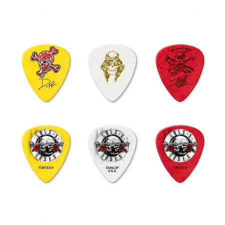 Guns N Roses Медиаторы, 6шт, в коробочке, Dunlop, GNR002