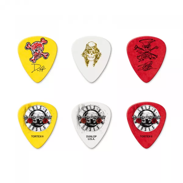 Guns N Roses Медиаторы, 6шт в упаковке, Dunlop, GNR001  рис.2 