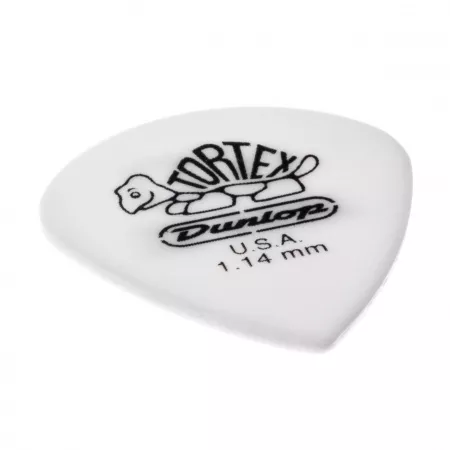 Tortex White Jazz III Медиаторы 12шт, толщина 1,14мм, Dunlop, 478P1.14
