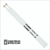 5B Барабанные палочки, граб, деревянный наконечник, белые, Kaledin Drumsticks, 7KLHBW5B