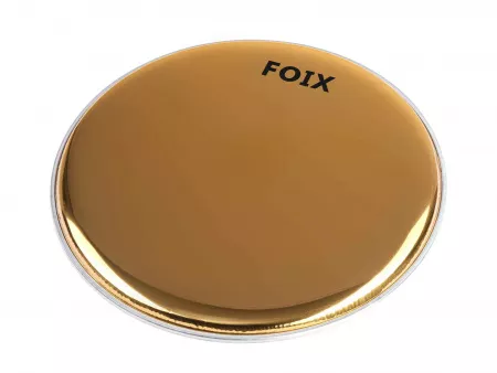 Пластик для малого и том барабана 14", золотистый, Foix, FDH-188GD-14