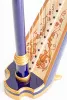 MLH0012 Capris Арфа 21 струнная (A4-G1), цвет - синий глянцевый, Resonance Harps