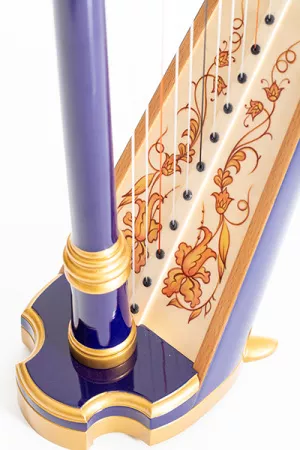 MLH0012 Capris Арфа 21 струнная (A4-G1), цвет - синий глянцевый, Resonance Harps